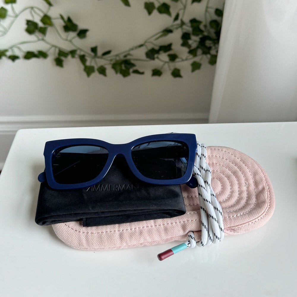 Zimmermann Navy Cat Eye Sunglasses